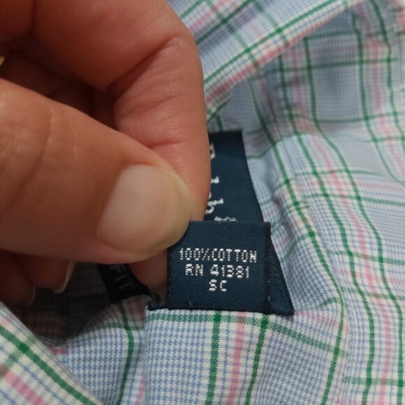 Ralph Lauren Plaid Classic Fit Shirt 100% Cotton Long Sleeve Men’s Size 36/37 - Picture 9 of 9
